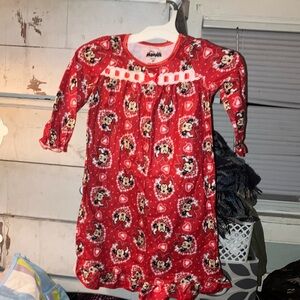 Disney Minnie Mouse red and white nightgown